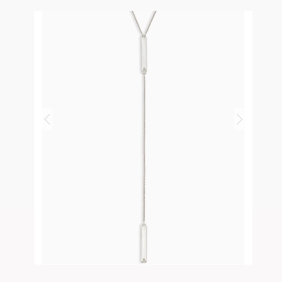 Kendra Scott- Shelton Silver Chain Necklace - Picture 5 of 5